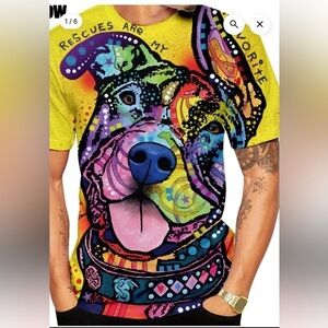 NWT The Mountain 2015 Cotton Rescues Are My Favorite Breed Pit Bull Dog XL